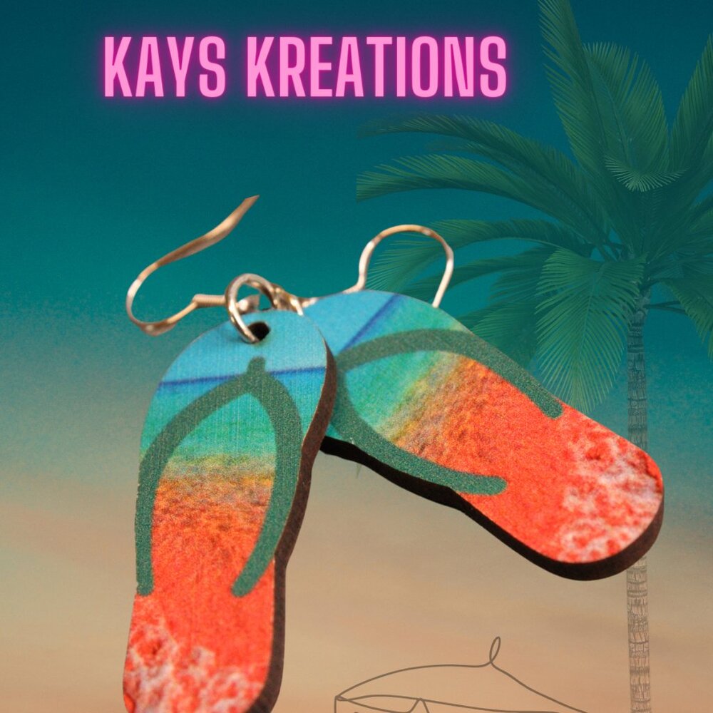 Beach Flip flops - Picture 2 of 3